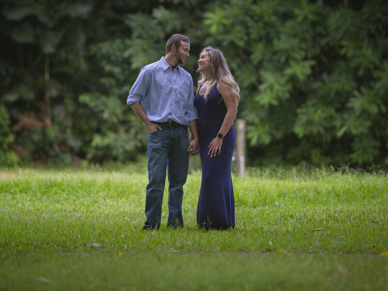 Kualoa Ranch lake dock wedding photography